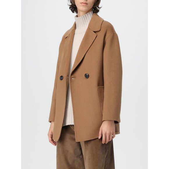 Hanita Coat Woman Camel - Picture 3 of 4